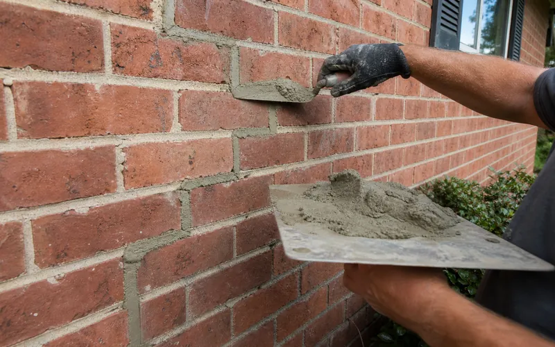 Brick Veneer Crack Repair in Baker