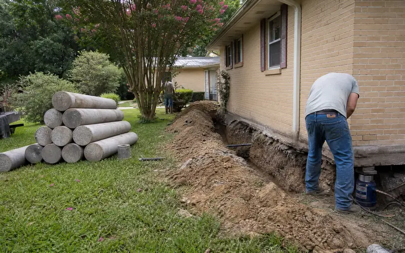 Slab Foundation Repair in Baton Rouge